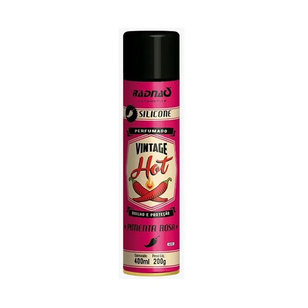 SILICONE AEROSOL PIMENTA ROSA RADNAQ 400ML/200G