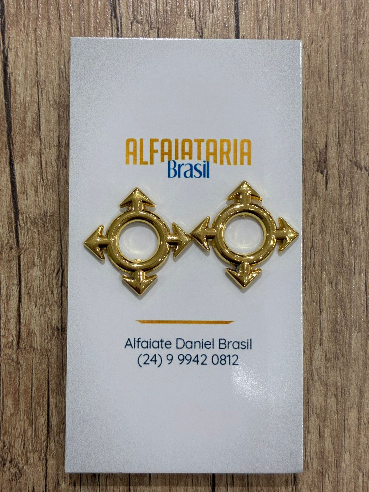 Distintivo Metálico Gola - Comunicações