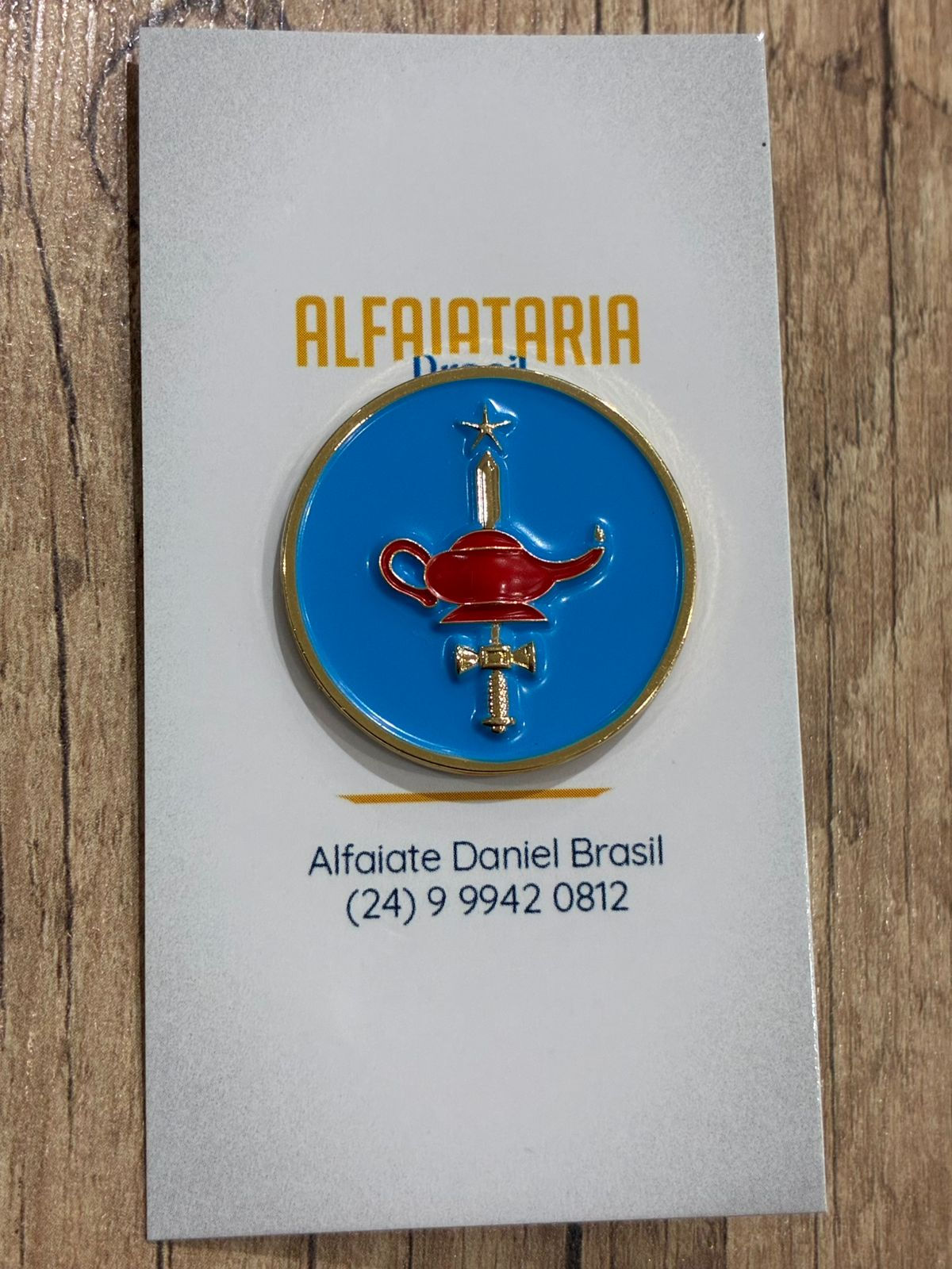 Distintivo Metálico Bolso - Estágio de Inteligência