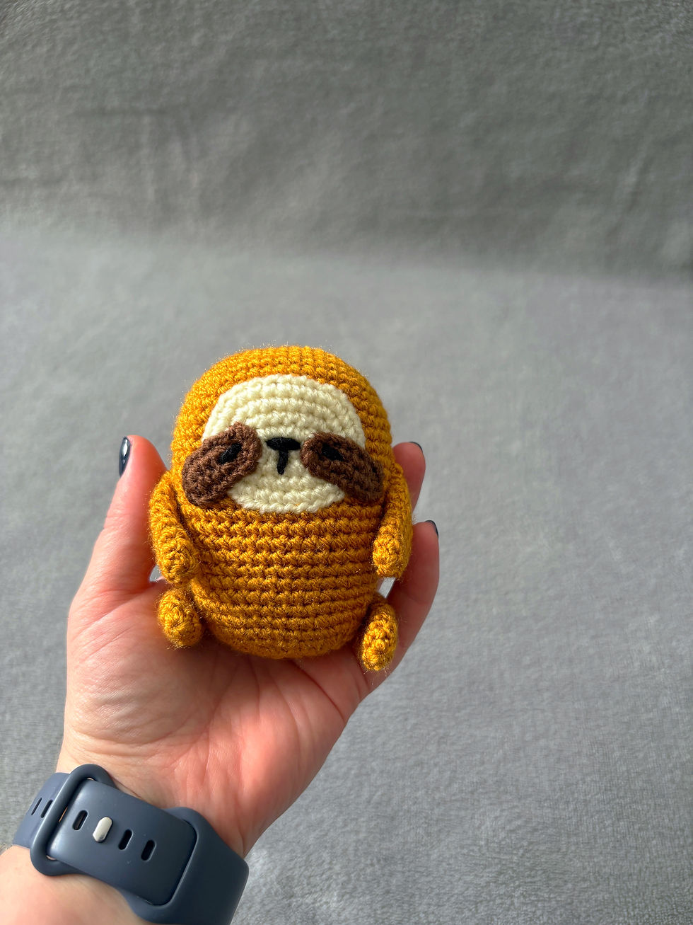 Thumbnail: Sleeping Sloth Crochet Soft Toy | CE Tested Sloth Plushie