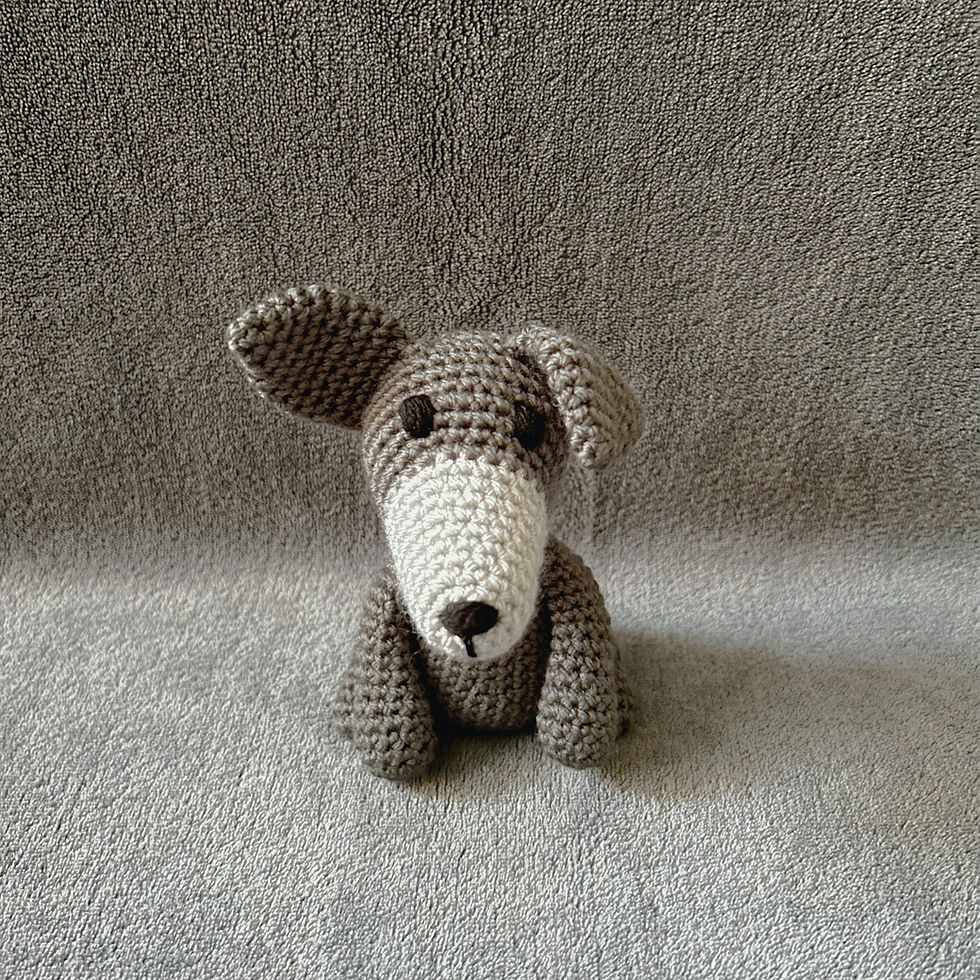 Thumbnail: Crochet Greyhound Plushie | CE Tested Custom Dog Soft Toy