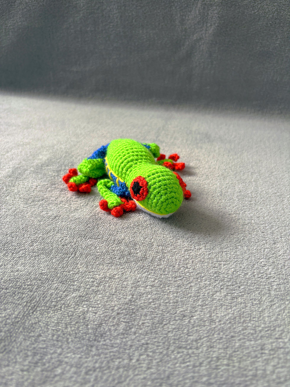 Thumbnail: Crochet Tree Frog Plushie | CE Tested Tree Frog Soft Toy