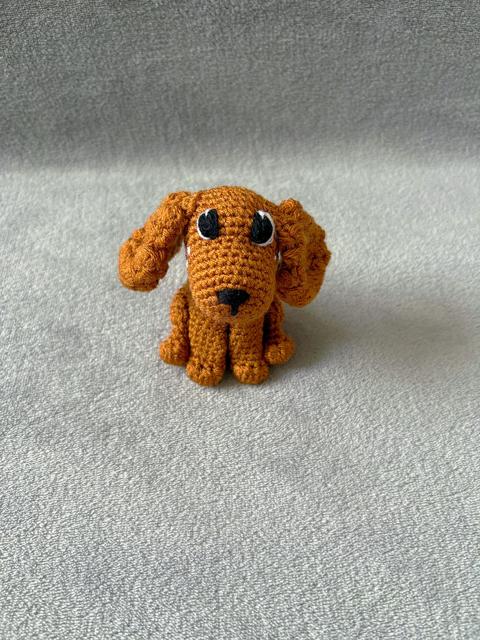 Thumbnail: Handmade Amigurumi Dog Toy | Personalised Gift | Soft Plush Puppy | CE Tested