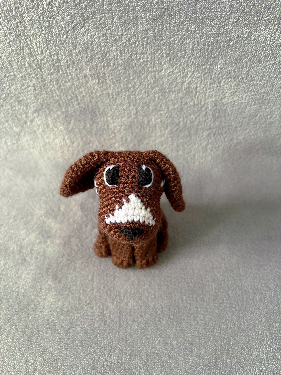 Thumbnail: Crochet Pointer Pup Soft Toy | CE Tested Custom Dog Plushie