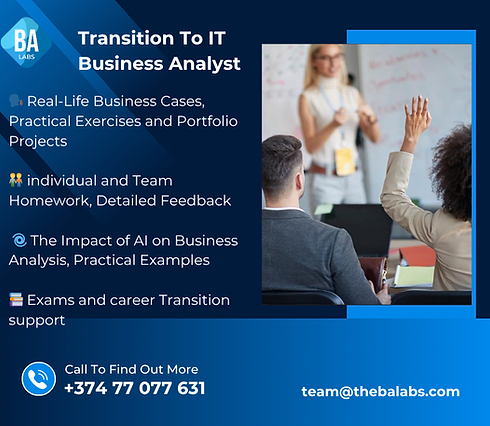 Transition To IT Business Analysis