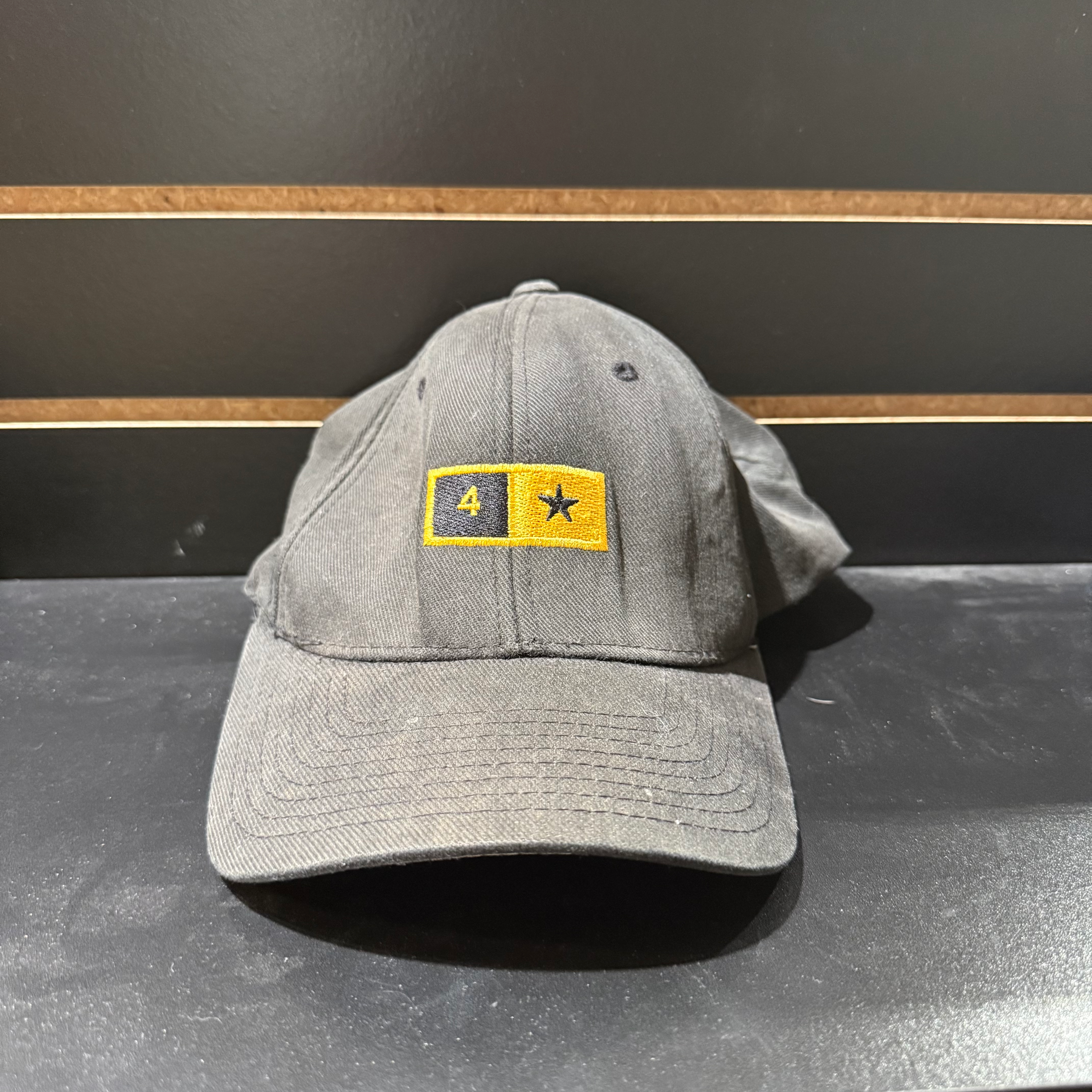 4 Star Black M/L Hat