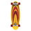 Thumbnail: Arbor Jordan Brazie C7 Yellow/Red 30.75in Surfskate Complete