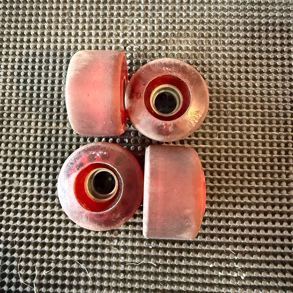 Thumbnail: Unknown Red 61mm 78a Skateboard Wheels