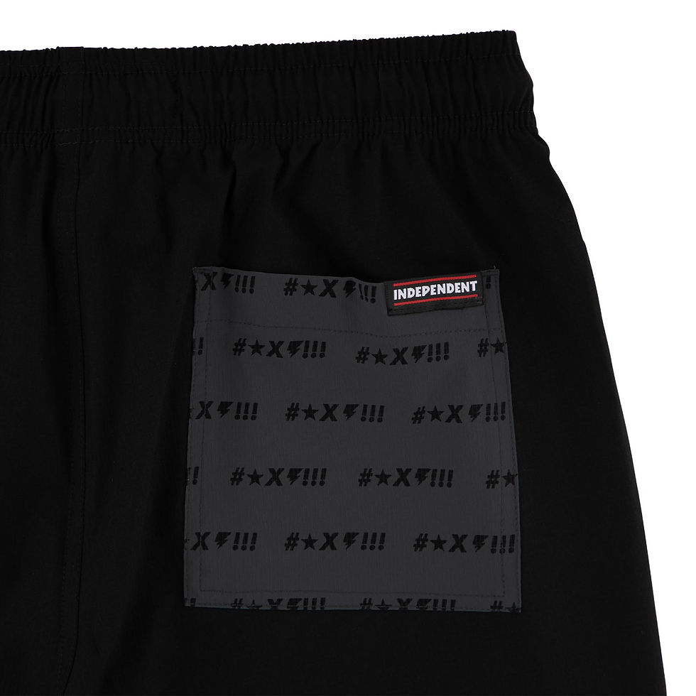 Thumbnail: Independent Exclamation Hybrid Black Shorts