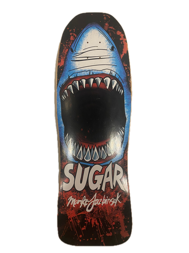 Sugar Marko Jazbinsek Great White Shark 9.75in Shaped Skateboard