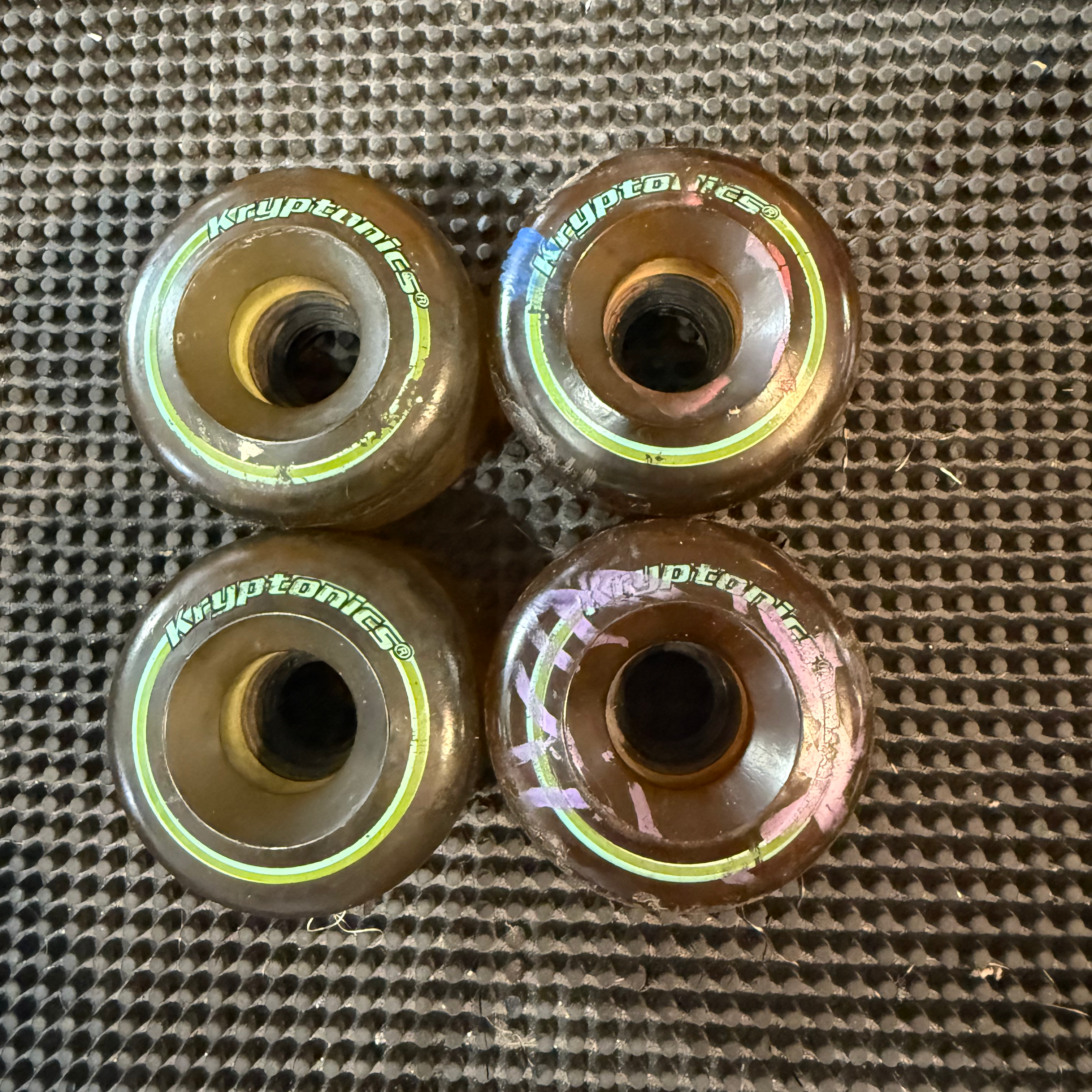 Kryptonics Cruiser Clear 70mm 78a Longboard Wheels