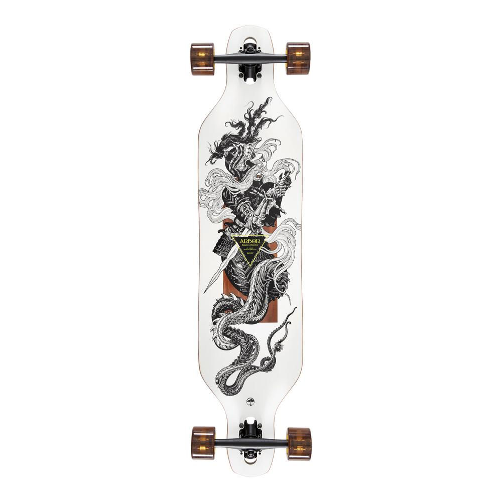 Arbor Bamboo Axis 40in Darmaeva Multicolor Longboard Complete