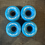Thumbnail: RTR Blue 64mm 78a Longboard Wheels