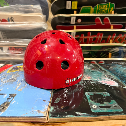 187 Killer Half Shell Red Large Helmet | Insanity Boardshop