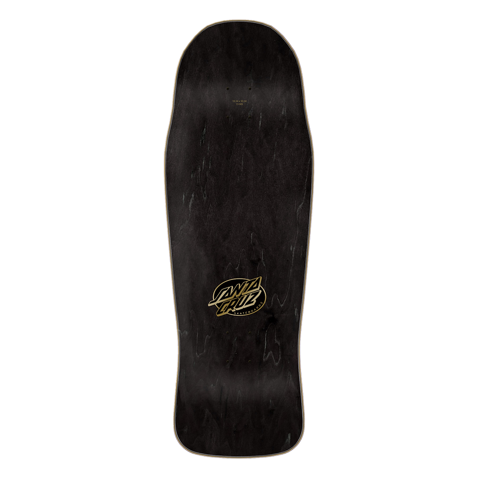 Thumbnail: Santa Cruz Erick Winkowski Primeval Gold Pro Shaped 10.34in Skateboard Deck