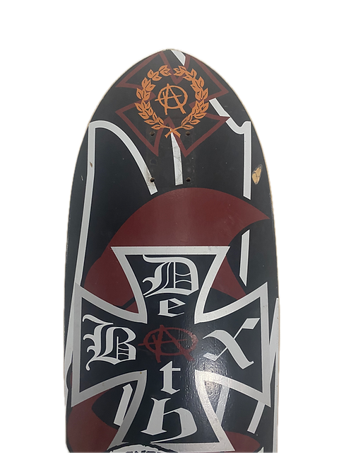 Deathbox 100% Skateboarder Limited Edition 9.50in Used Shaped Deck