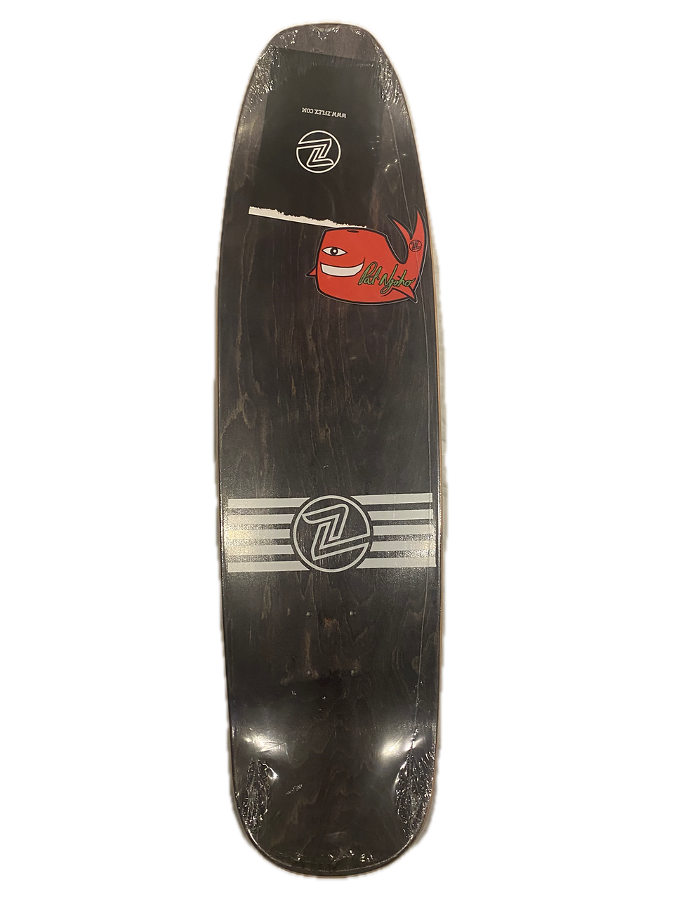 Thumbnail: Z Flex Pat Ngoho Whale Grey 8.75in Shaped Skateboard Deck