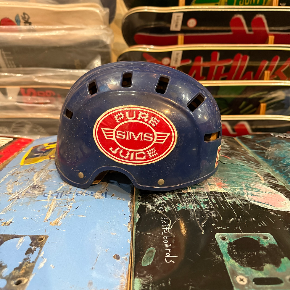 Thumbnail: Unknown Blue 70's Half Shell Size Large Helmet