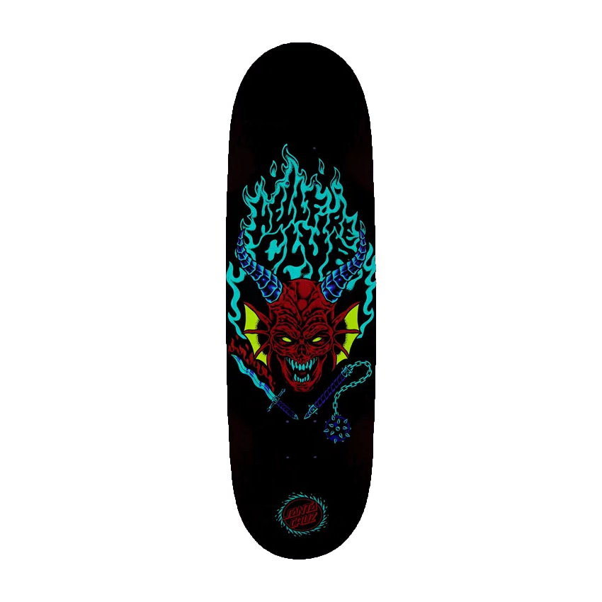 Thumbnail: Santa Cruz Stranger Things Hellfire Club 9.00in Skateboard Deck
