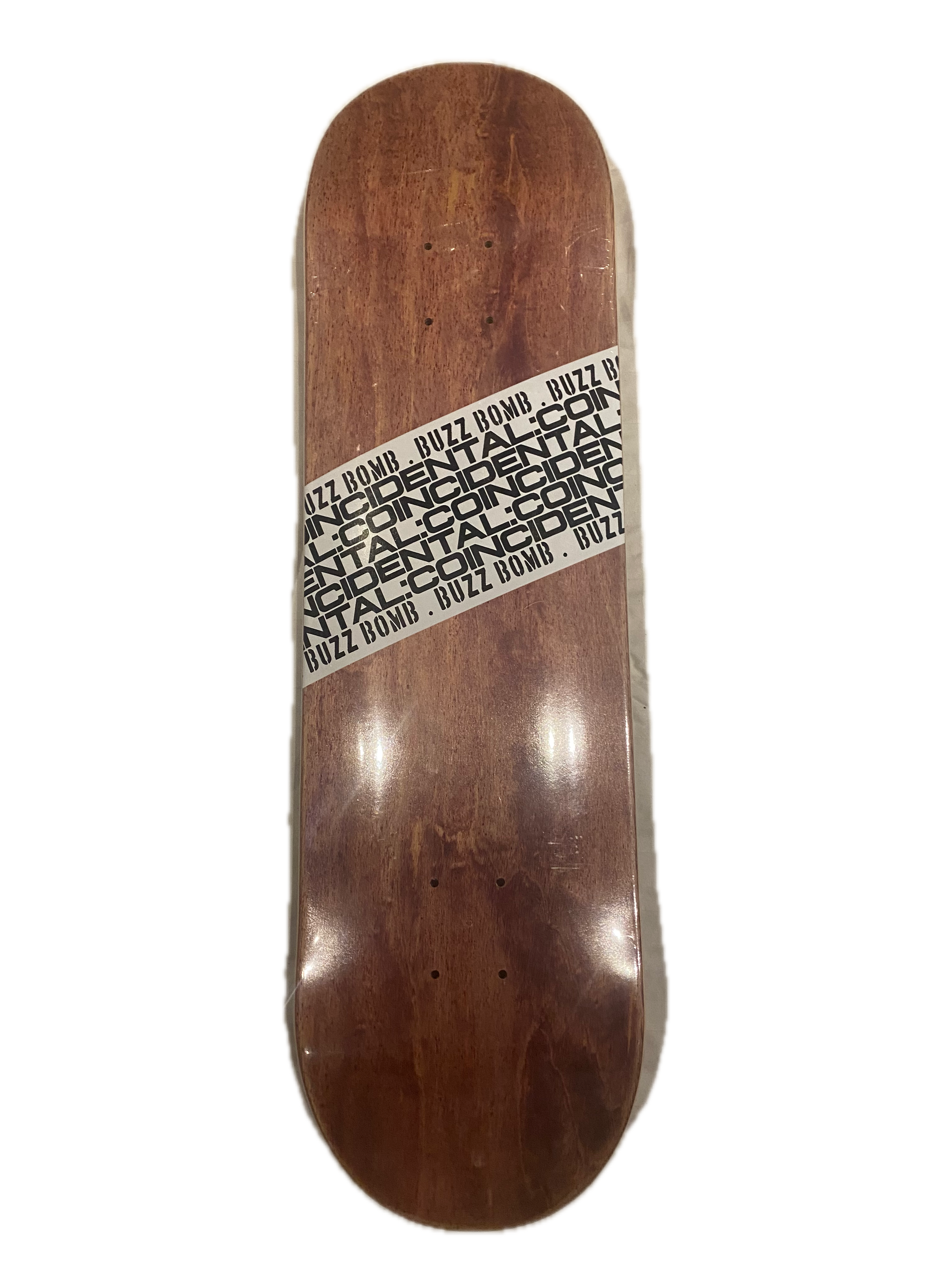 Buzz Bomb Bret Johnson Coincidental Brown Stain 8.50in Skateboard Deck