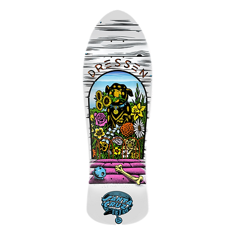 SANTA CRUZ ERIC DRESSEN 9インチデッキ定価14300 Santa Cruz Eric Dressen Pup Reissue 9.50in Skateboard Deck