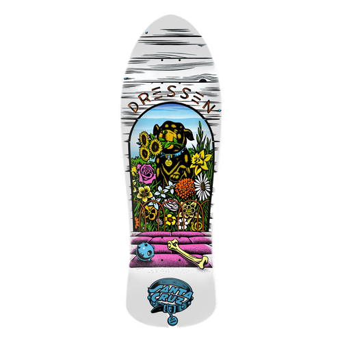 Santa Cruz Eric Dressen Pup Reissue 9.50in Skateboard Deck