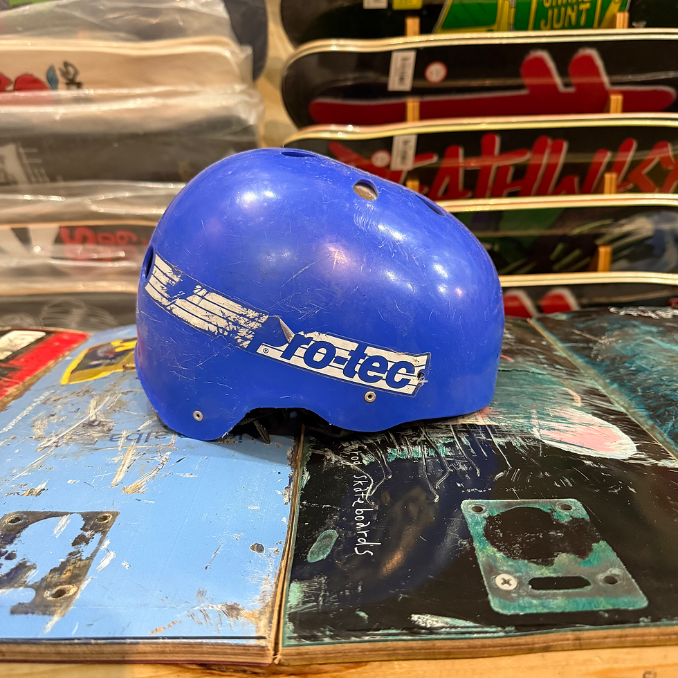 Thumbnail: Protec Half Shell Blue Size Small Helmet