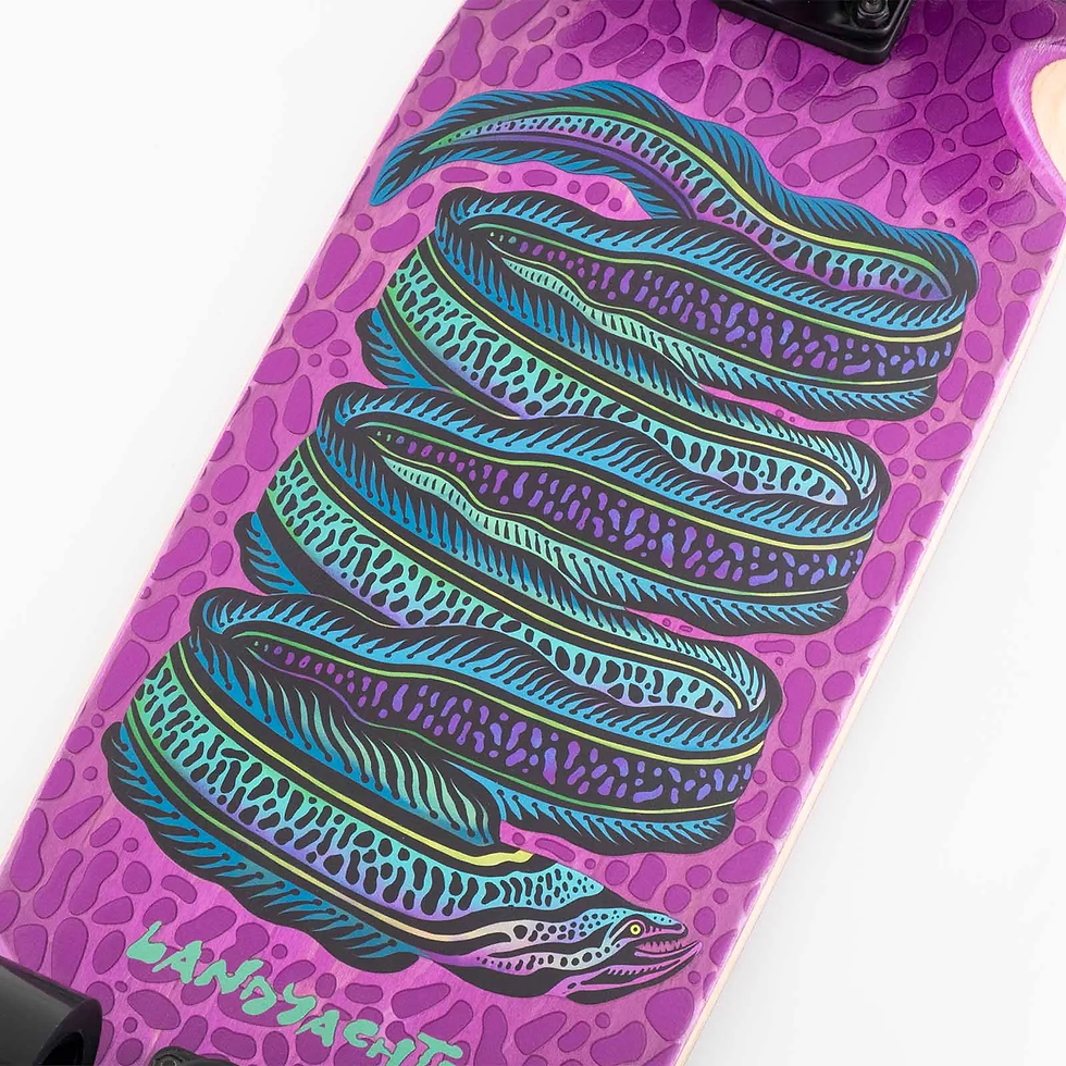 Thumbnail: Landyachtz Dinghy Classic Fender Moray Eel Mini Cruiser Complete