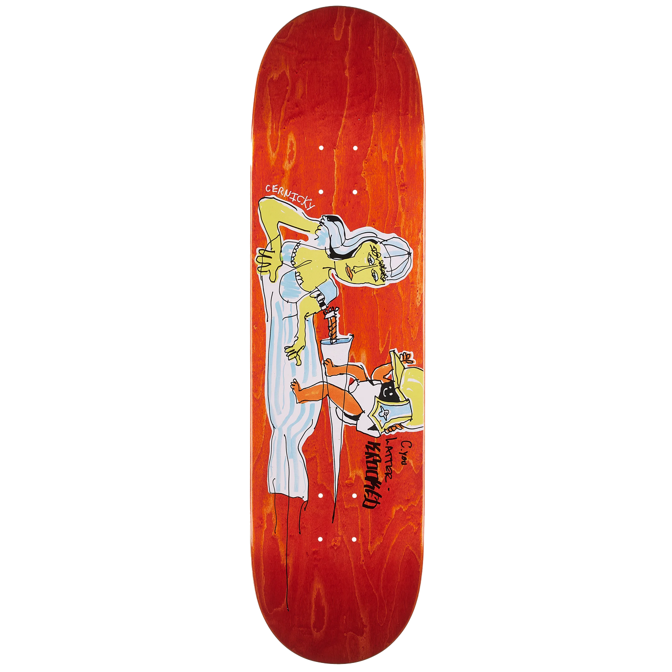 Krooked Eddie Cernicky Latter 8.38in Skateboard Deck