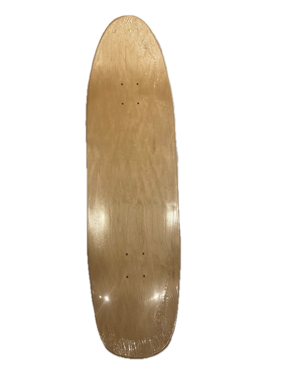 Thumbnail: Black Leather Racing Pool Pipes, Parks, & Bowls Dave Hackett 9in Skateboard Deck
