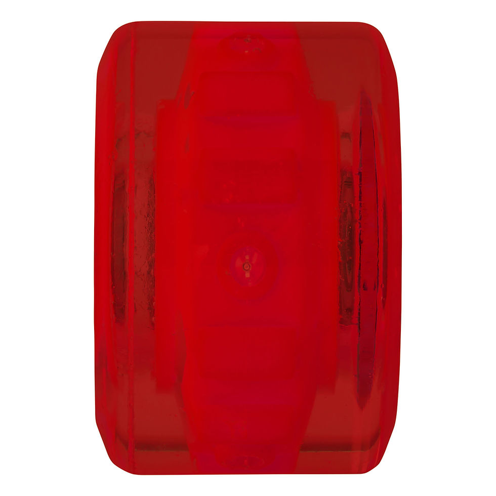Thumbnail: Slime Balls Café Light Ups OG Slime Red 60mm 78a Skateboard Wheels