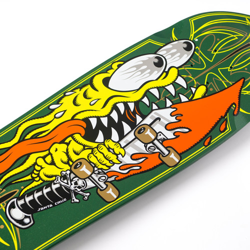Santa Cruz Keith Meek Pinstripe Slasher Green Pro 9.23in