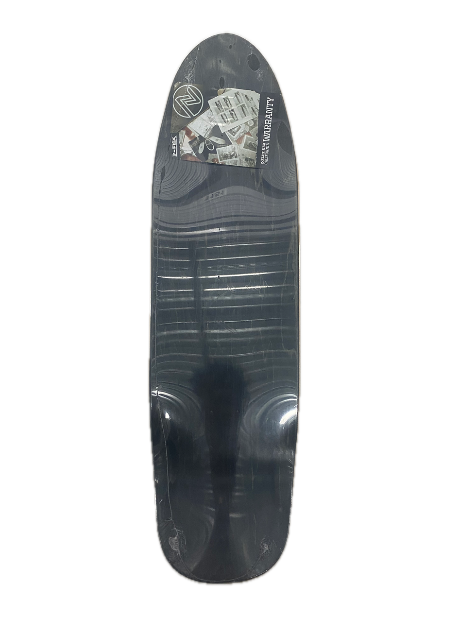 Thumbnail: Z Flex 40 Years Of Skateboarding 2016 Black/White 9.50in Shaped Deck