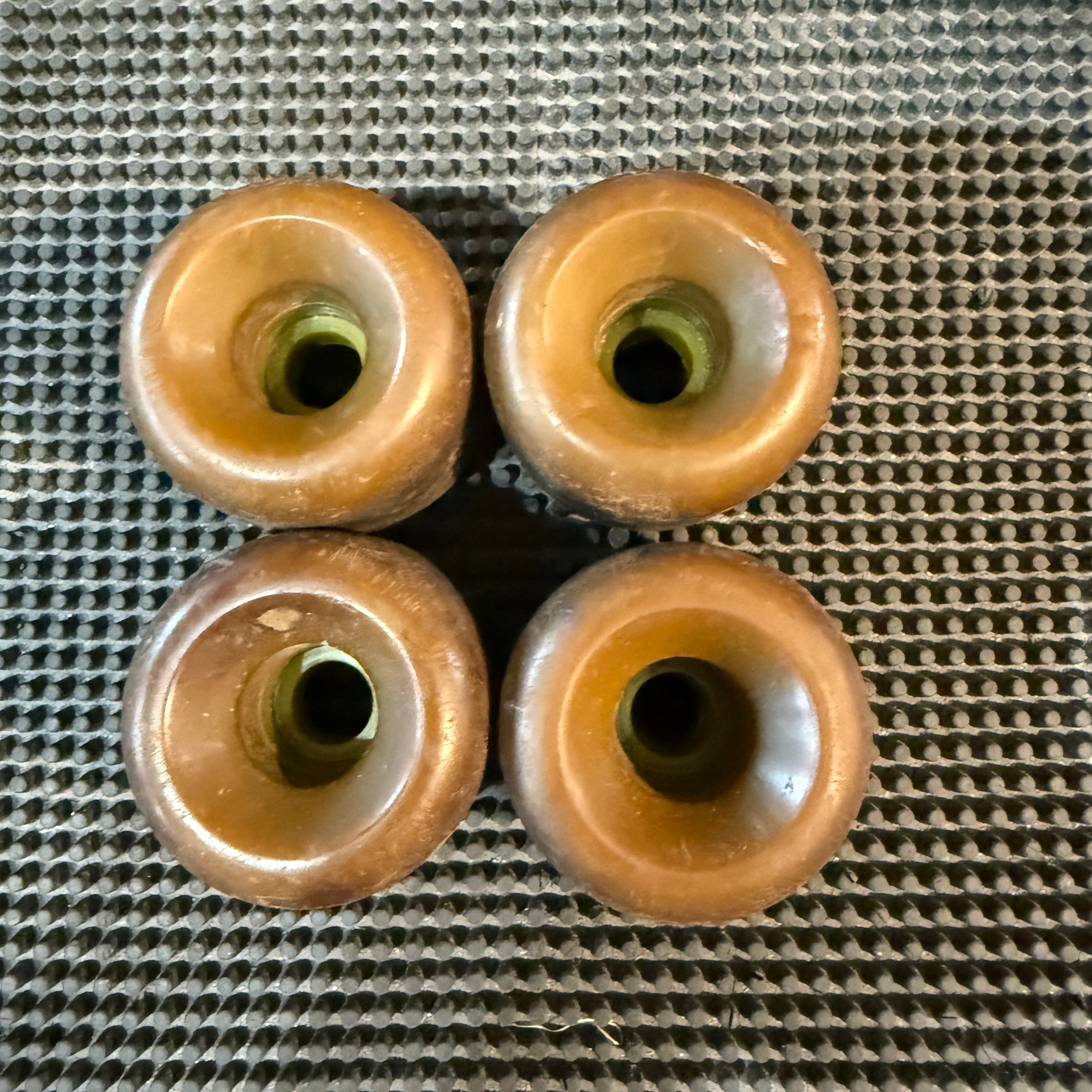 Unknown Brown 60mm 101a Skateboard Wheels