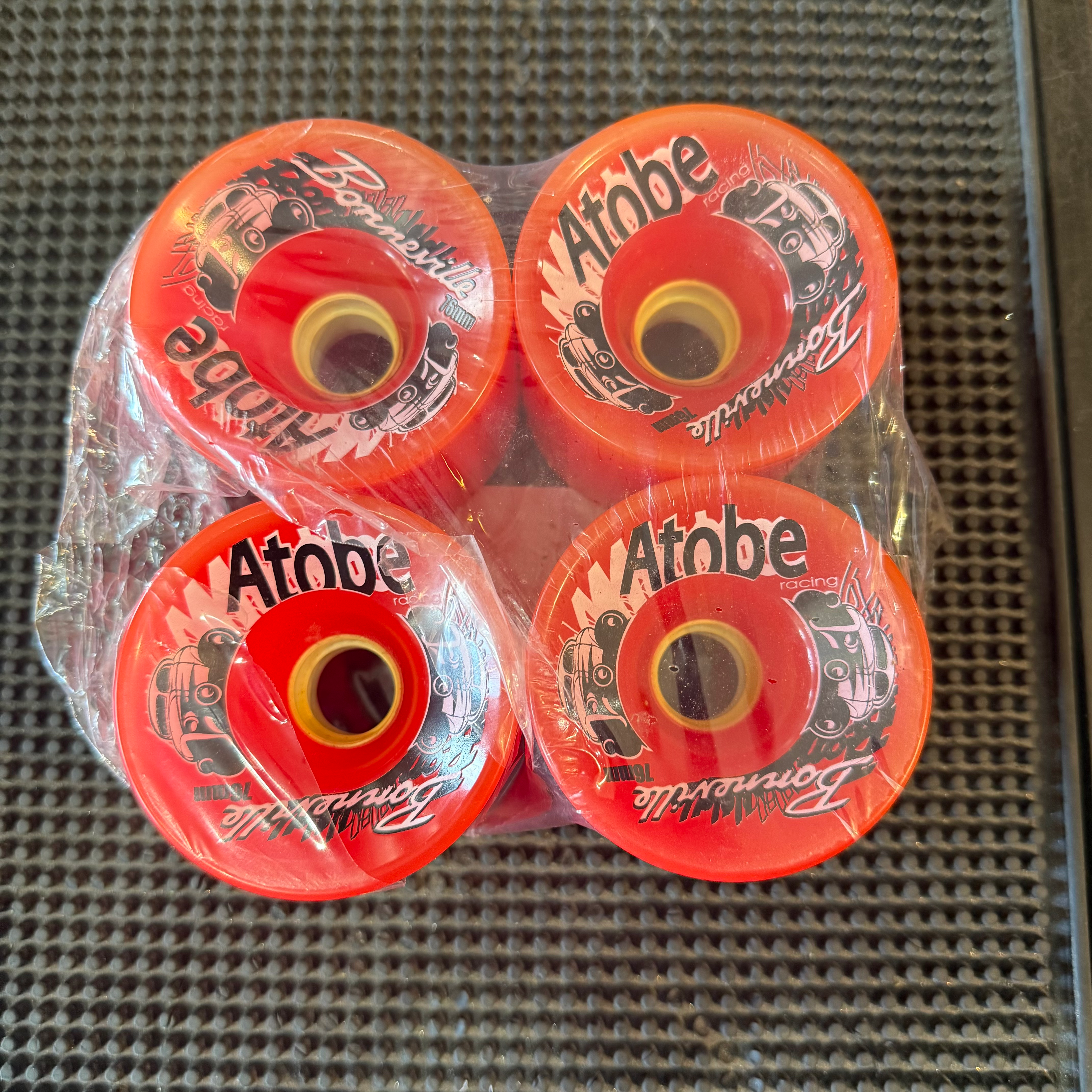 Atobe Bonneville Cruisers Pink 76mm 78a Longboard Wheels