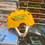 Thumbnail: Unknown Yellow 70's Half Shell Size XLarge Helmet
