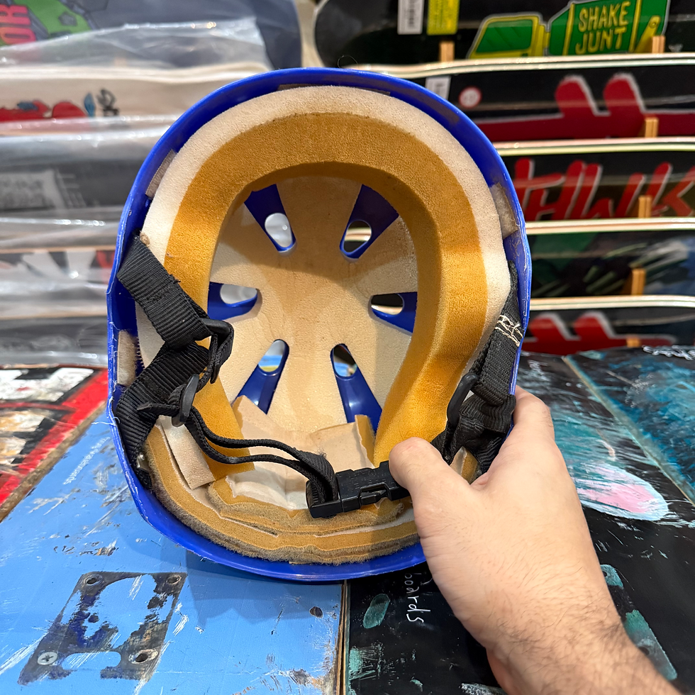 Thumbnail: Protec Half Shell Blue Size Small Helmet