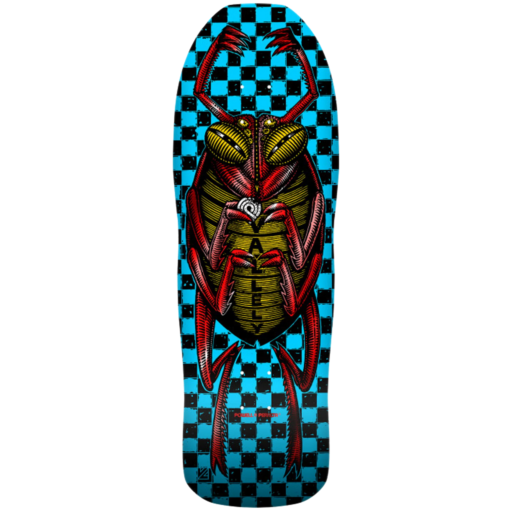 Powell Peralta Mike Vallely Bug Blue/Red Foil 10in Skateboard Deck