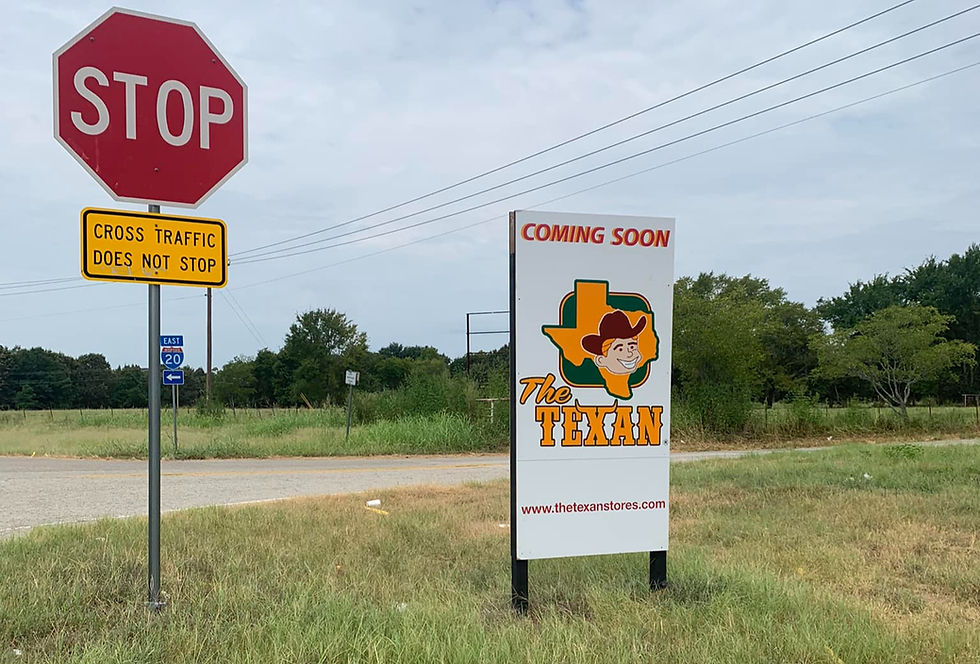Coming Soon Sign - NE Corner of I-20 & Harvey Road