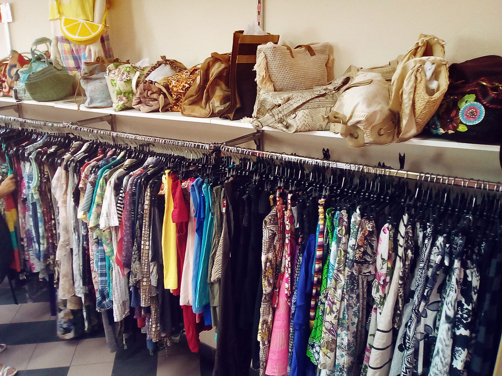 Second-Hand Clothing Racks