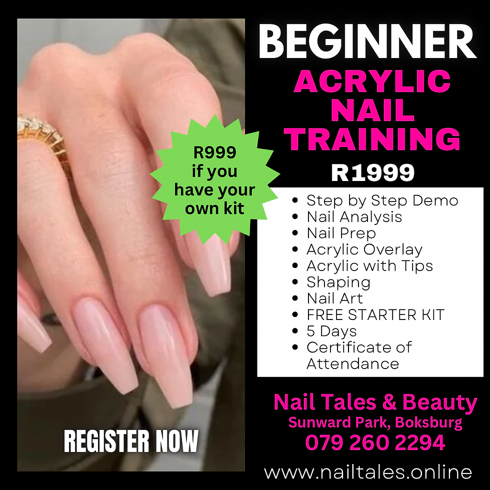 Beginner Acrylic Nail Course (Tips/Overlays)