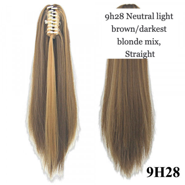 Thumbnail: Hair Ponytail (Synthetic) 50-60cm - Brown/Black