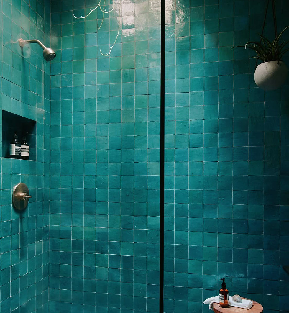 Thumbnail: Cavity shower niches.