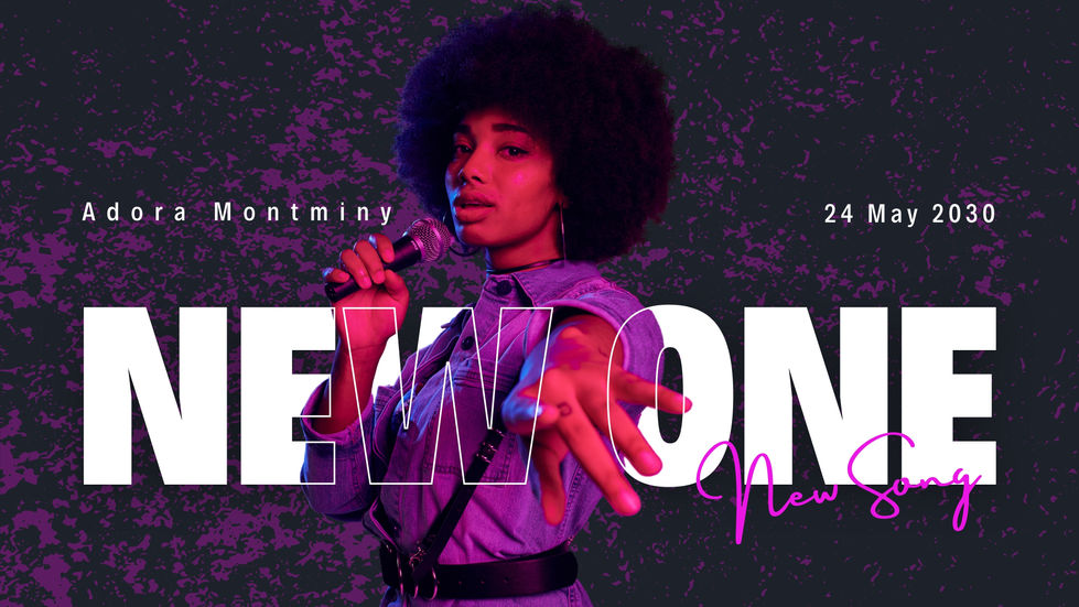 a woman singing into a microphone with the word ewon next to her