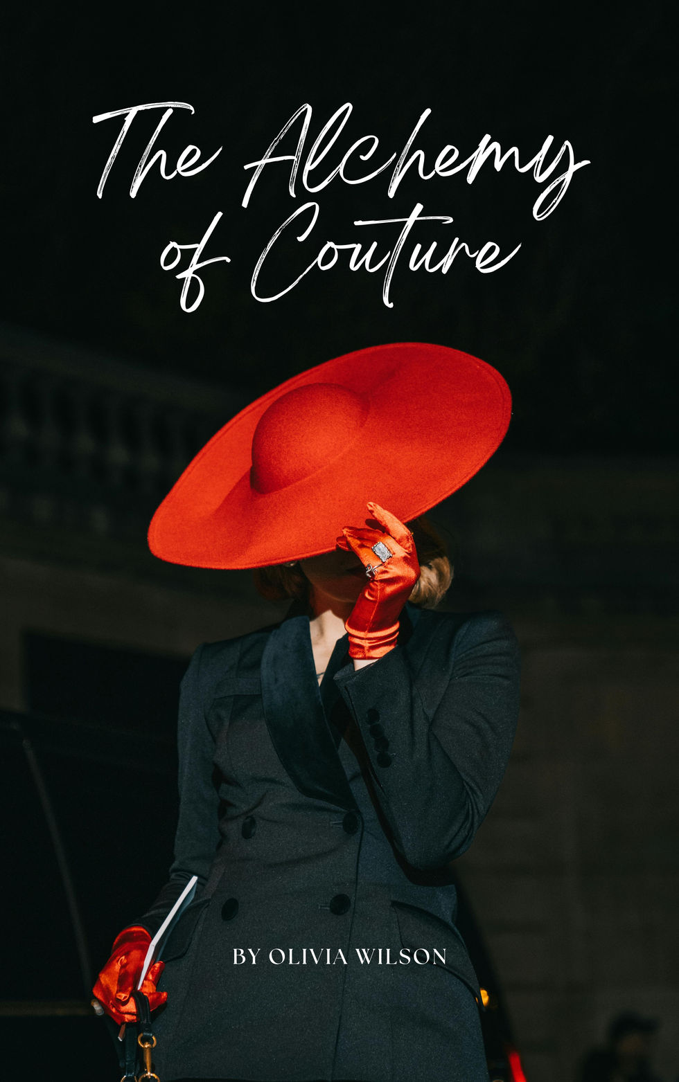 Black and Red Modern Minimalist Fashion Book Cover