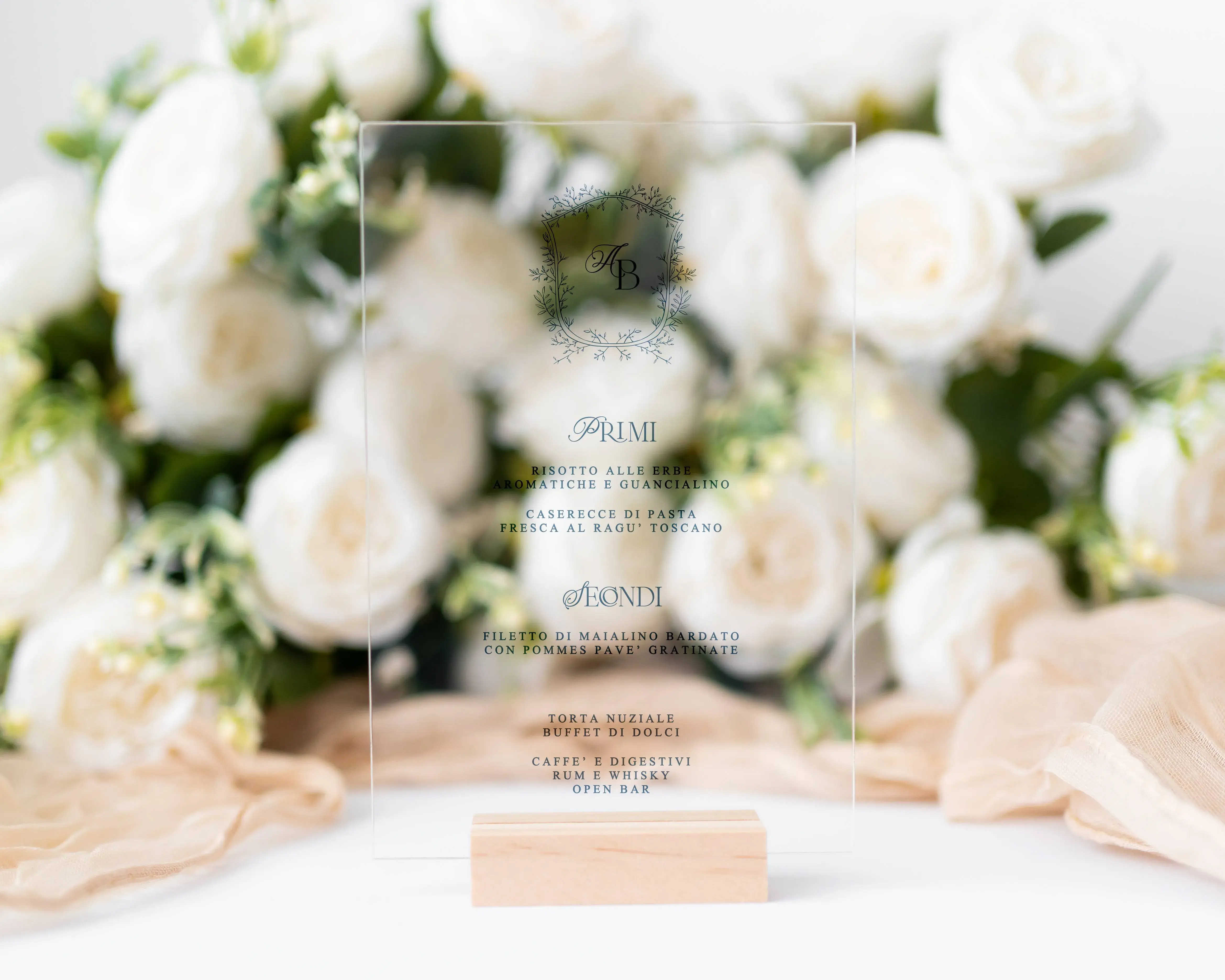 MENU' TAVOLO PLEXIGLASS