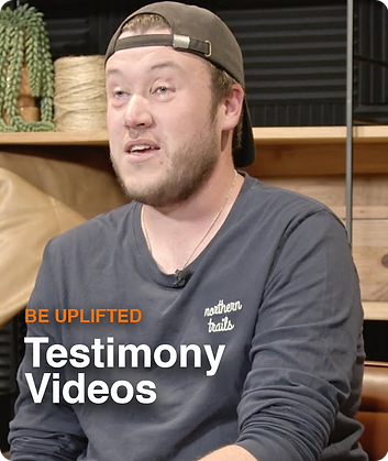People sharing testimony at New Life Chapel