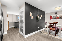 Glass door to basement