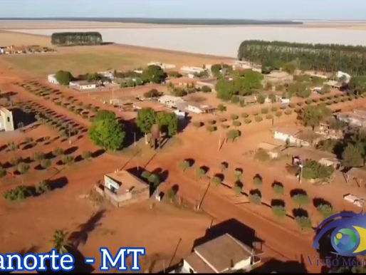 Visão do Distrito de Brianorte - Município de Nova Maringá MT