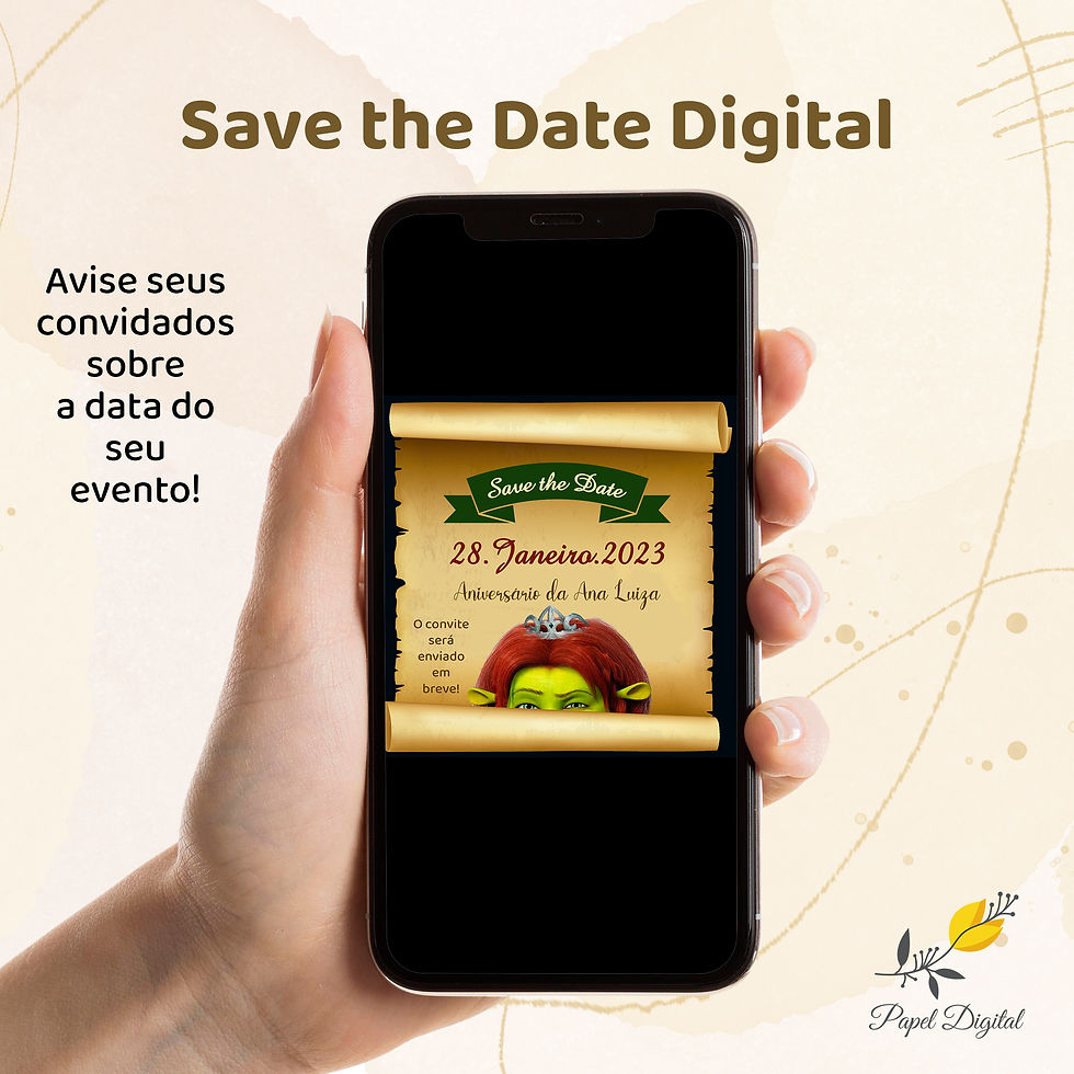 Save the Date Fiona Modelo 3